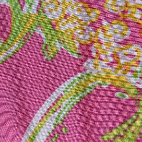 Lilly Pultizer Dress Pink Silk  XS - Picture 3 of 10